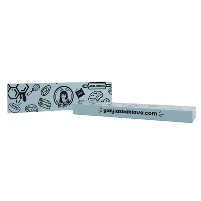 Handmade Greek baklava 4-pack gift box with assorted flavors